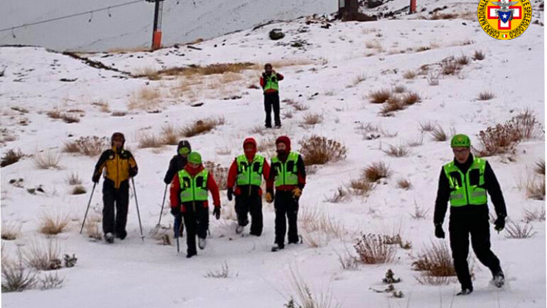 Salvati 4 escursionisti siracusani dispersi sul versante nord dell’Etna