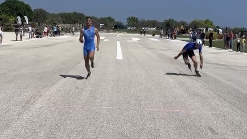 Sfida di velocità tra Matteo Melluzzo e Vincenzo Maiorca. Ecco come è andata (video)